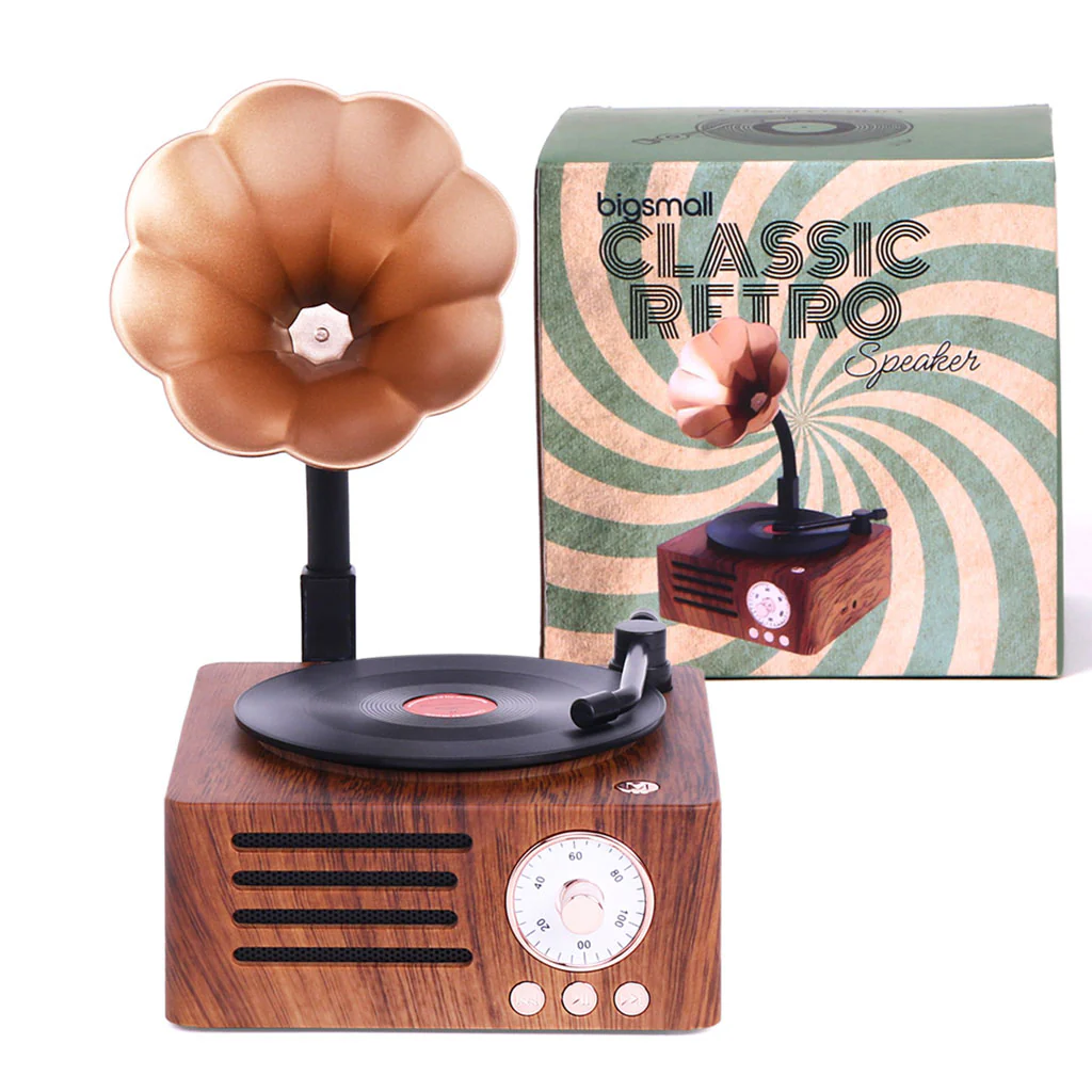 Retro Gramophone Bluetooth Speaker