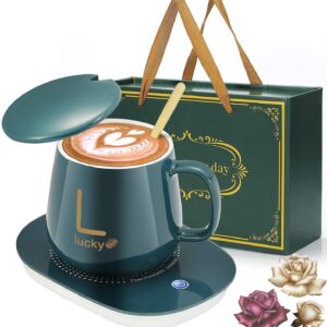 Ceramic Electric coffee Mug Warmer for warming &Heating Coffee,Tea, Milk Beverages, and Hot Chocolate