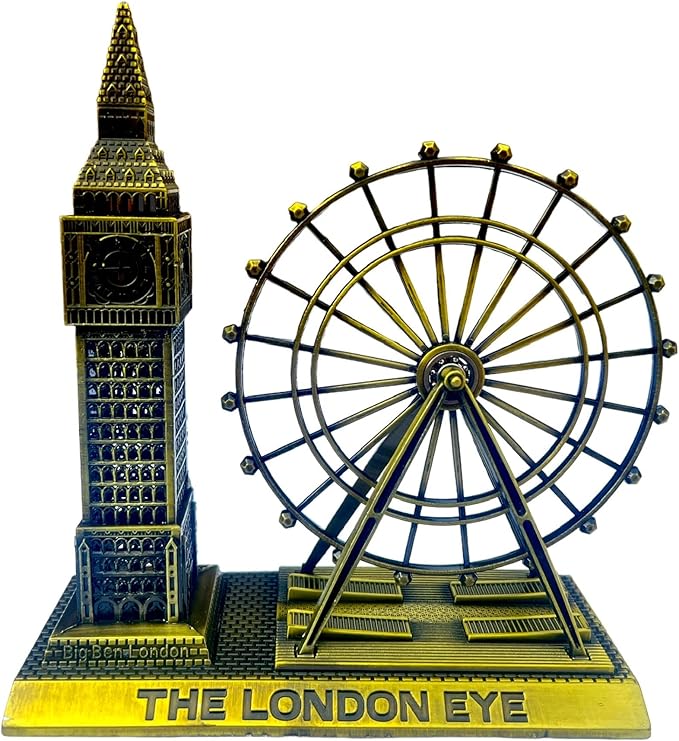 Big Ben & London Eye Rotating Souvenir Showpiece