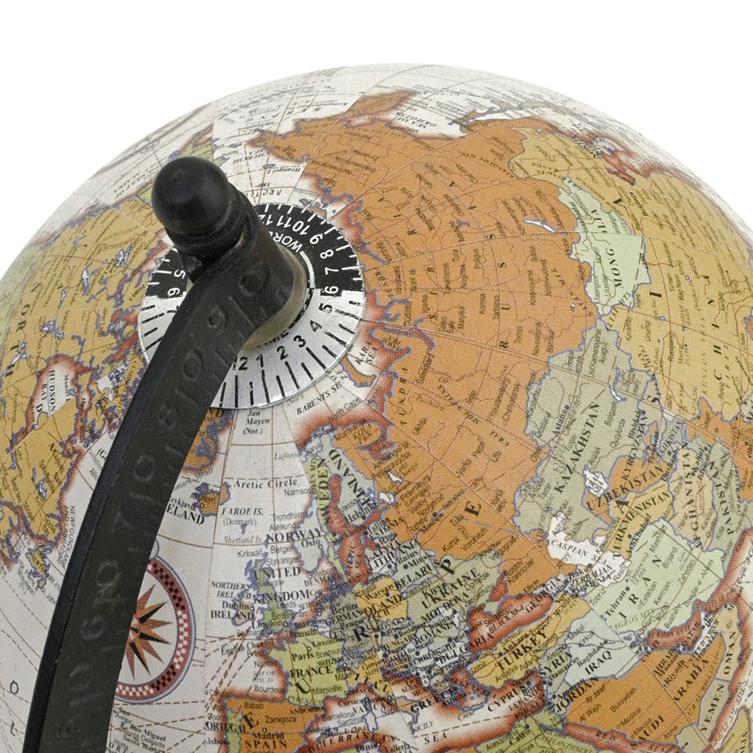Rustic Wanderer Globe Show Piece for Home Decor, Office Decor and Decoration Items