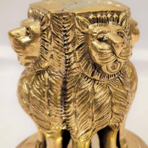 Golden Ashoka Pillar Showpiece