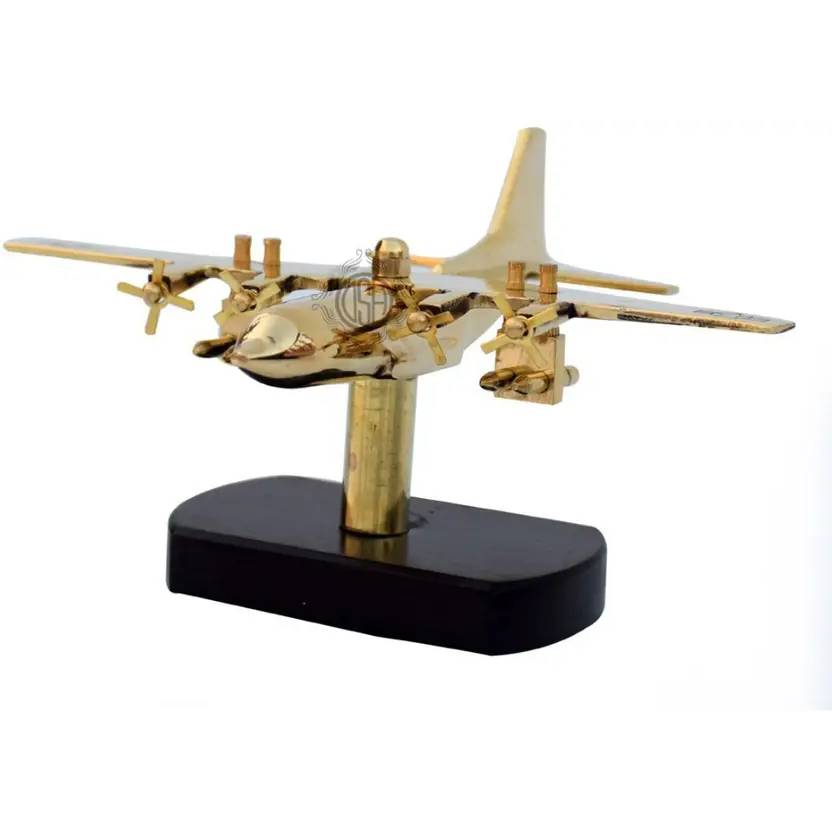 Brass & wooden Home Decoretive Aeroplane, Hawai