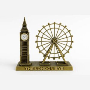 Big Ben & London Eye Rotating Souvenir Showpiece