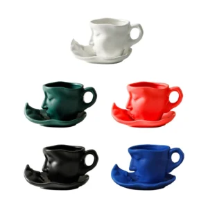 Novelty Human Face pattern Mug for House Warming kitchen